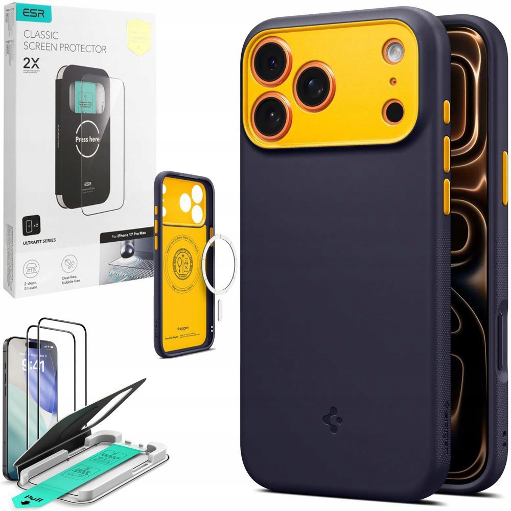 Pouzdro Spigen Nano Pop s MagSafe 2x Esr Sklo pro iPhone 17 Pro Max