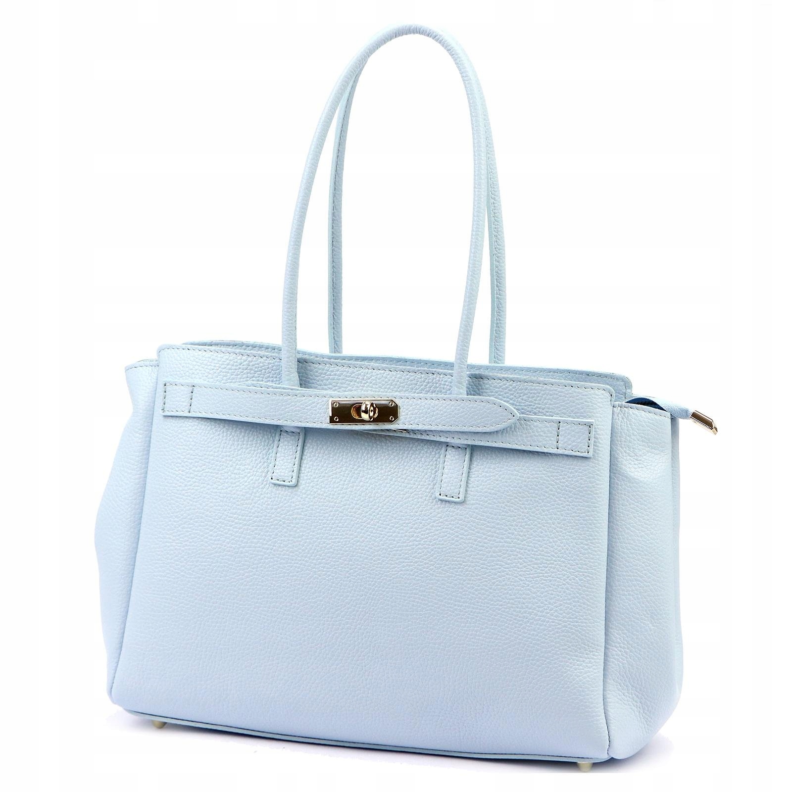 Dámská kožená kabelka přes rameno modrá Camilla Premium