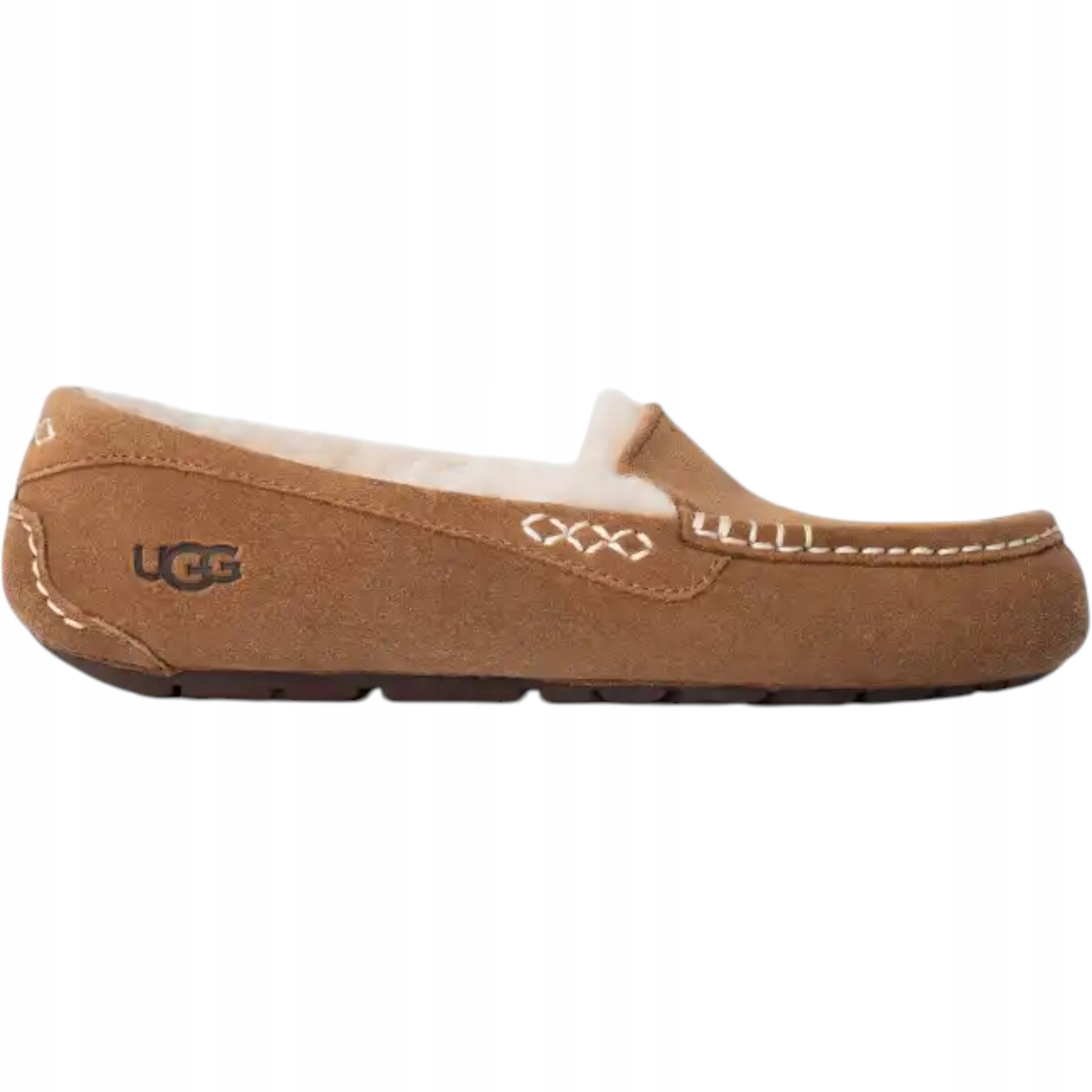 Dámské pantofle Ugg Ansley 1106878-CHE hnědé semišové, velikost 36