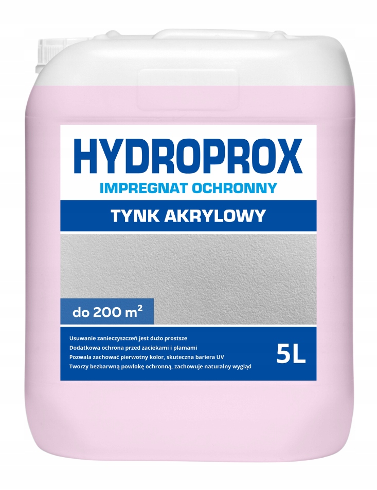 Hydroprox Impregnat Fasádní Omítka Akrylová 5L do 200 m2
