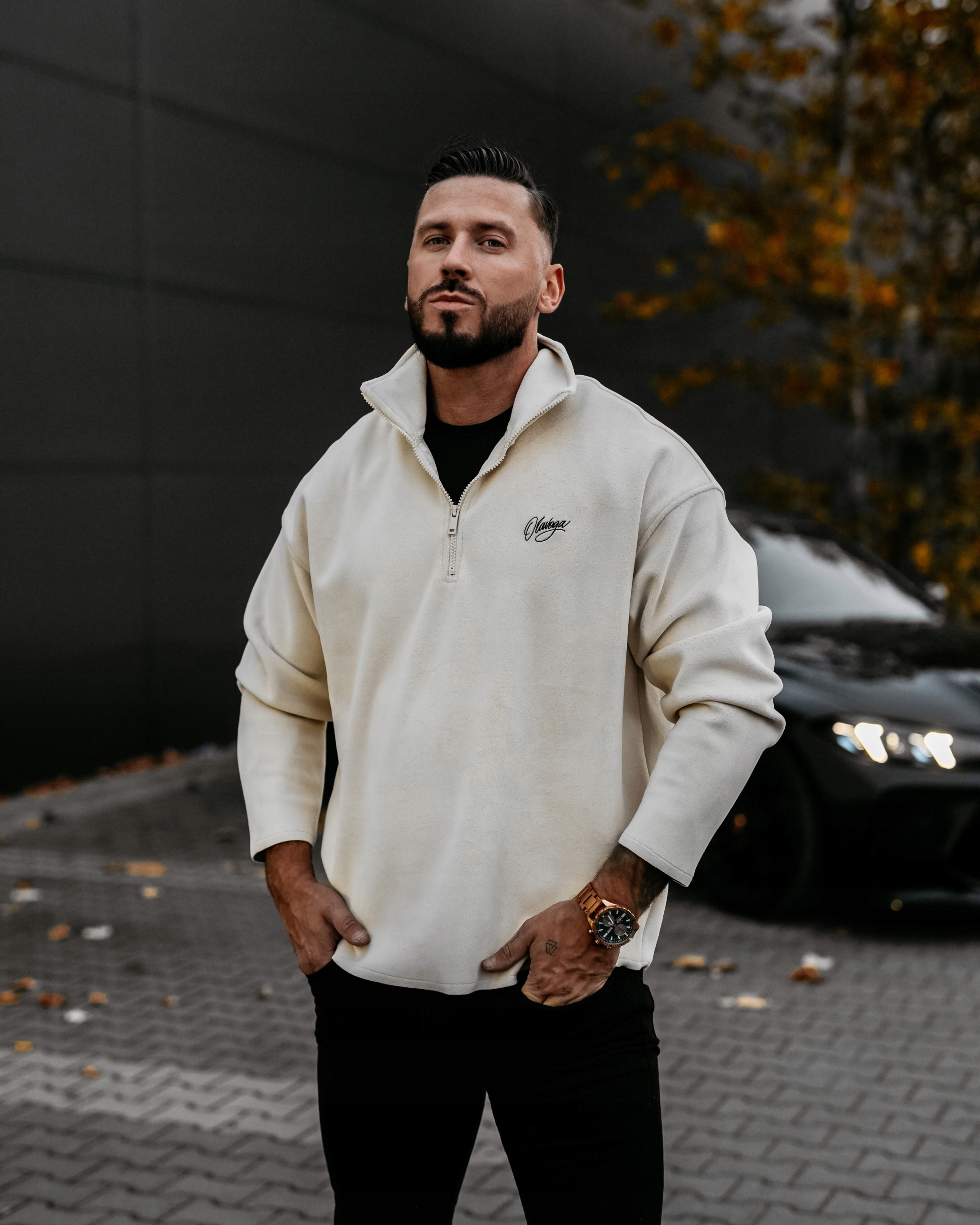 Pánská Mikina Lumis O La Voga Ecru L