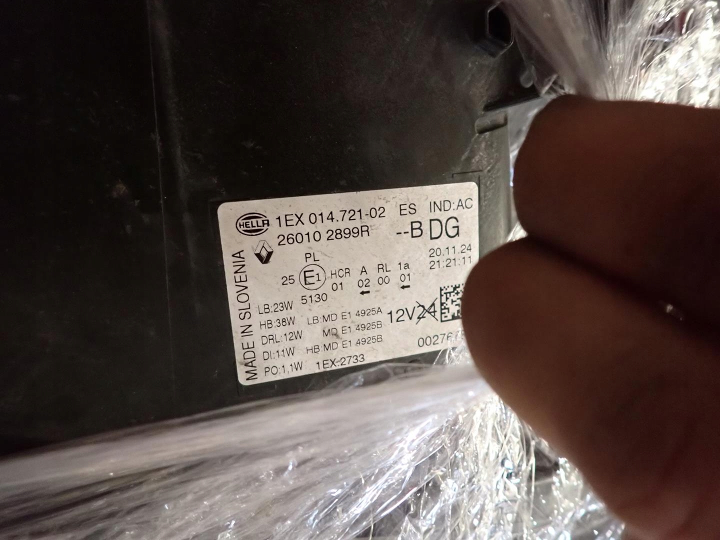 light front front right RENAULT TRAFIC IV 2021- FULL LED 260102899
