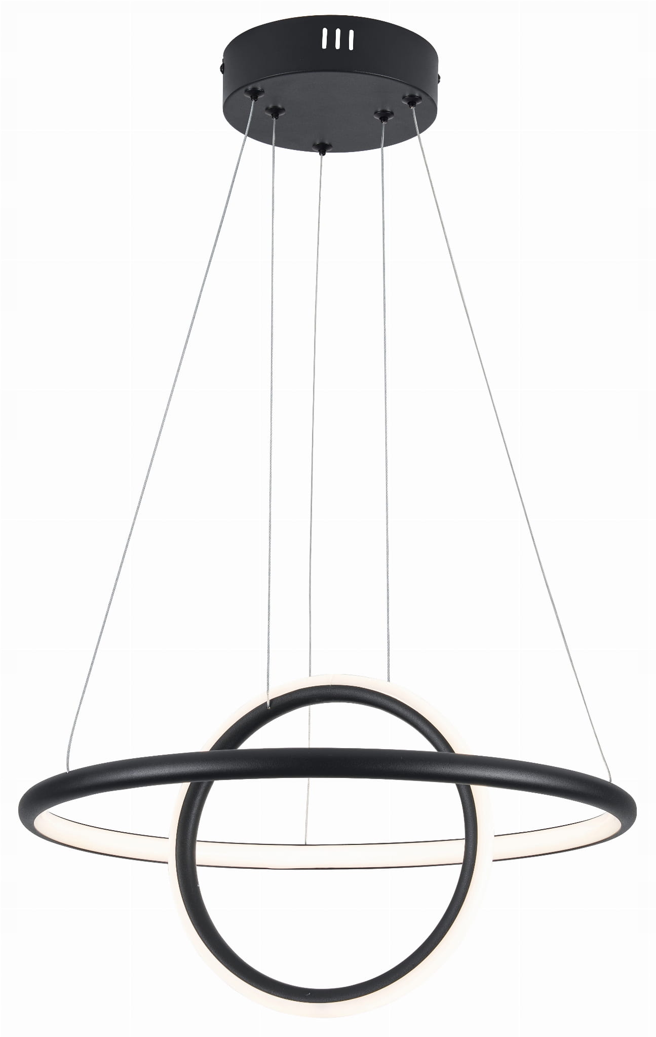 Stropní svítidlo ve tvaru kruhu zapuštěného do kruhu do chodby Gravity Led