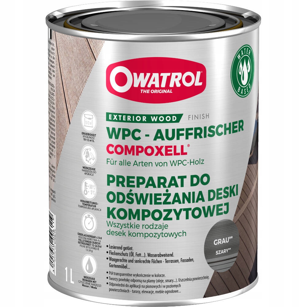 Owatrol Compoxell 2,5L sivý, kompozitné dosky