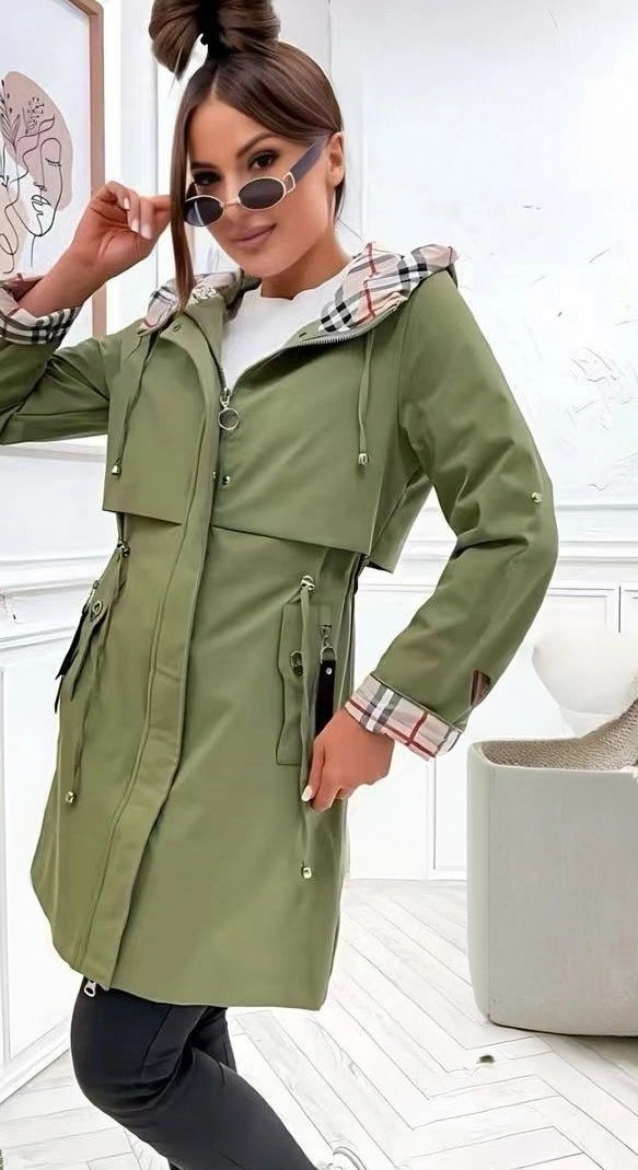 Bunda S Podšívkou KK60407 Khaki L (40)