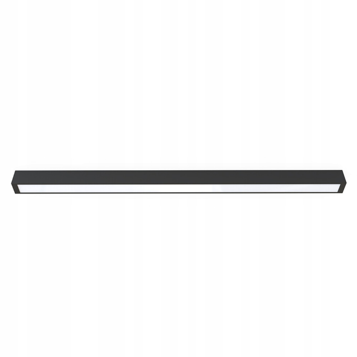 Lampa sufitowa plafon listwa czarna do kuchni salonu Straight Ceiling Led L