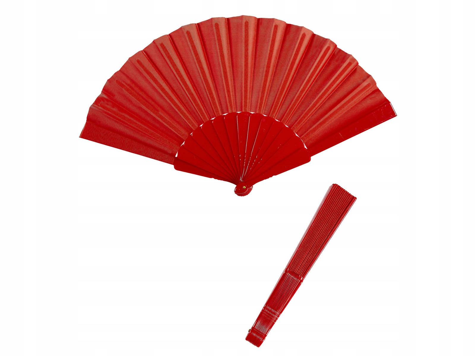 Wachlarz czerwony dodatek do stroju na karnawał