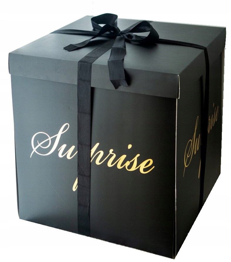 

Czarne pudełko Surprise Niespodzianka duże