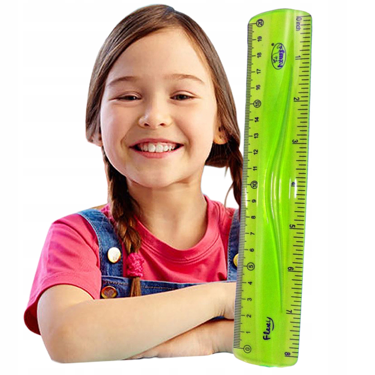 Linijka Szkolna ODPORNA na Złamania Geometryczna