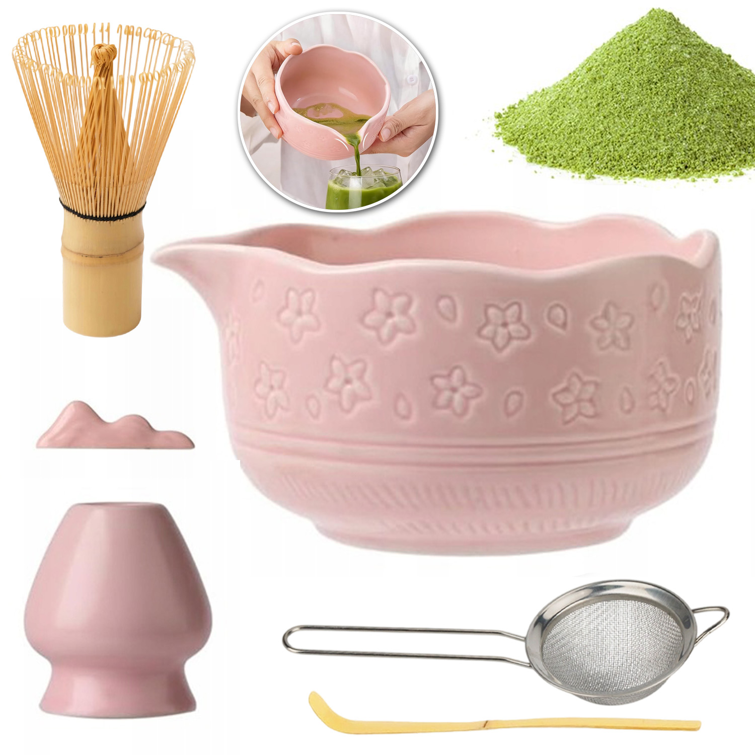 Matcha Sada Na Čaj 7 V 1 Milovníci Matchy Vysoká Kvalita Jako Dárek