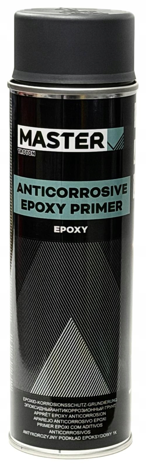 Podkład Epoksydowy ciemnoszary Master antykorozyjny spray 500 ml 1914