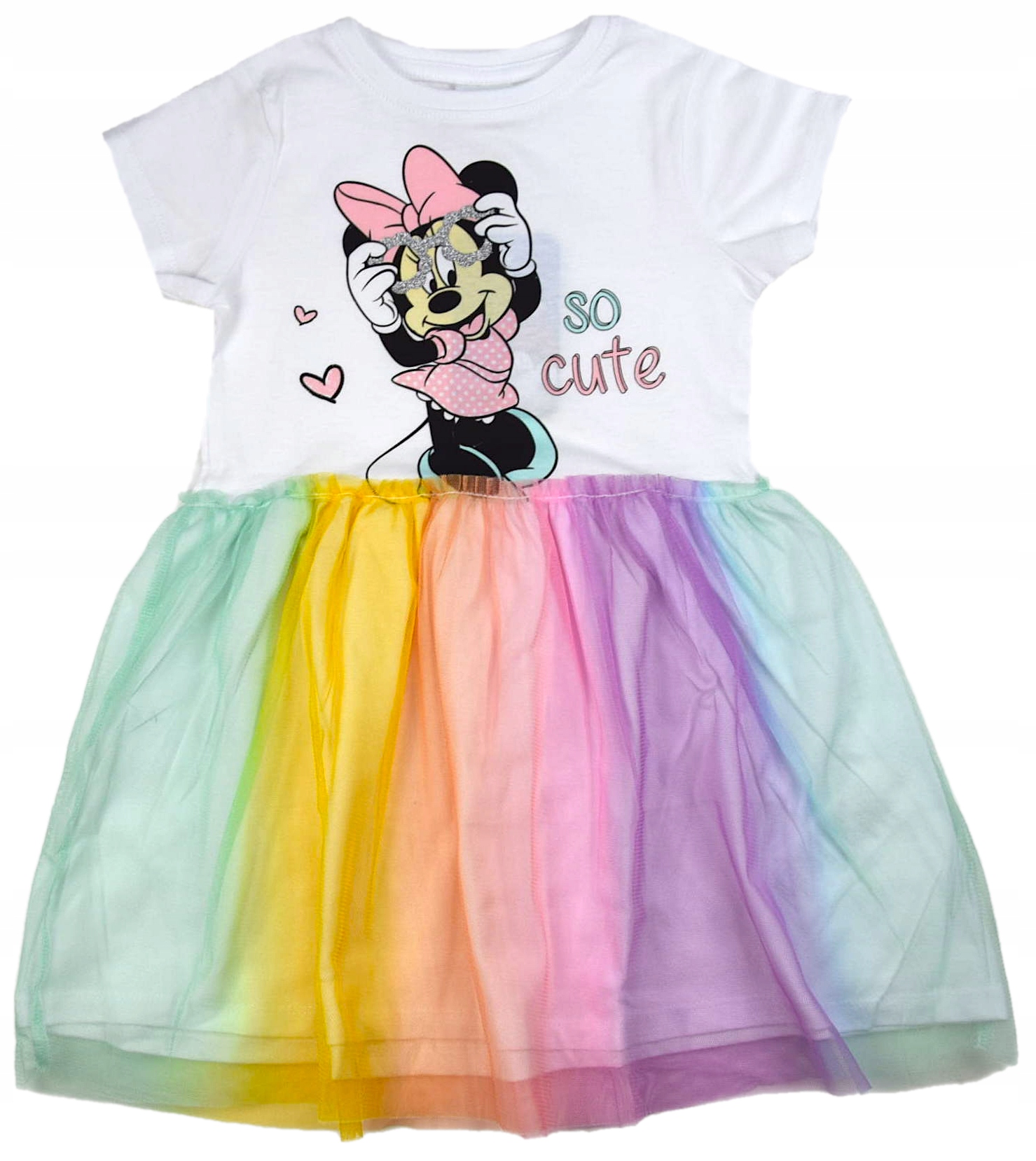 

Sukienka Bajka Myszka Minnie Tiul Bawełna 104