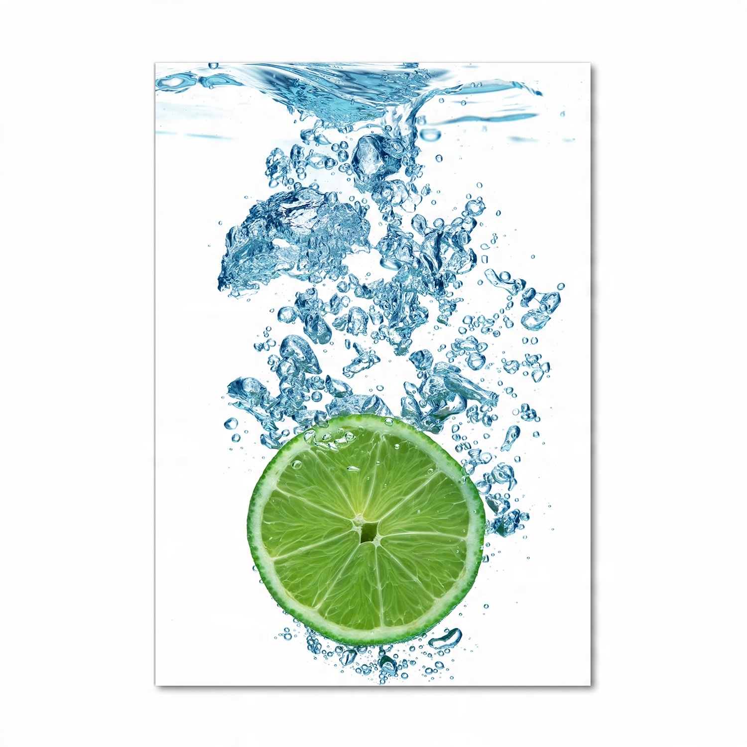 

Foto obraz szkło akrylowe Limonka pod wodą 70x100