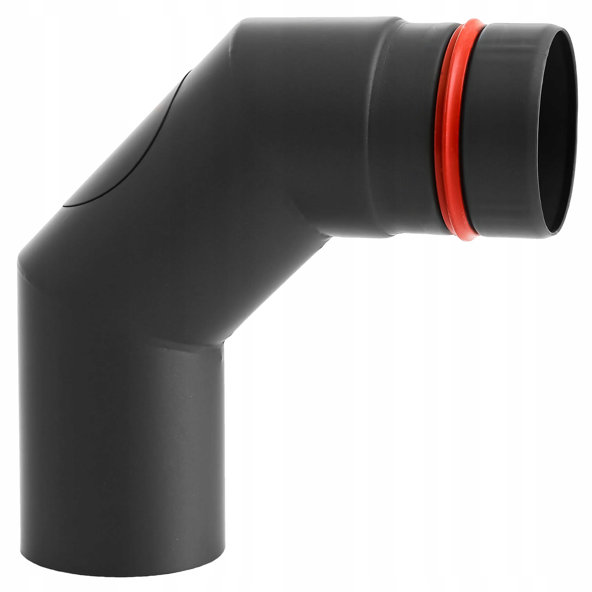 Pevné koleno s revizí krb pelet Darco Spp 90 stupňů 100 mm CZ1,2SP
