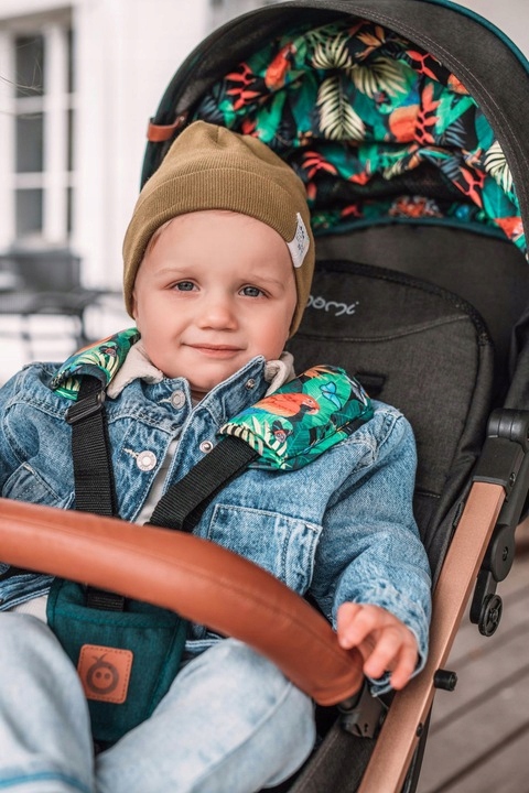 WÓZEK SPACEROWY SPACERÓWKA - MoMi ESTELLE ZIELONY - MAŁY LEKKI WALIZKA Marka MoMi