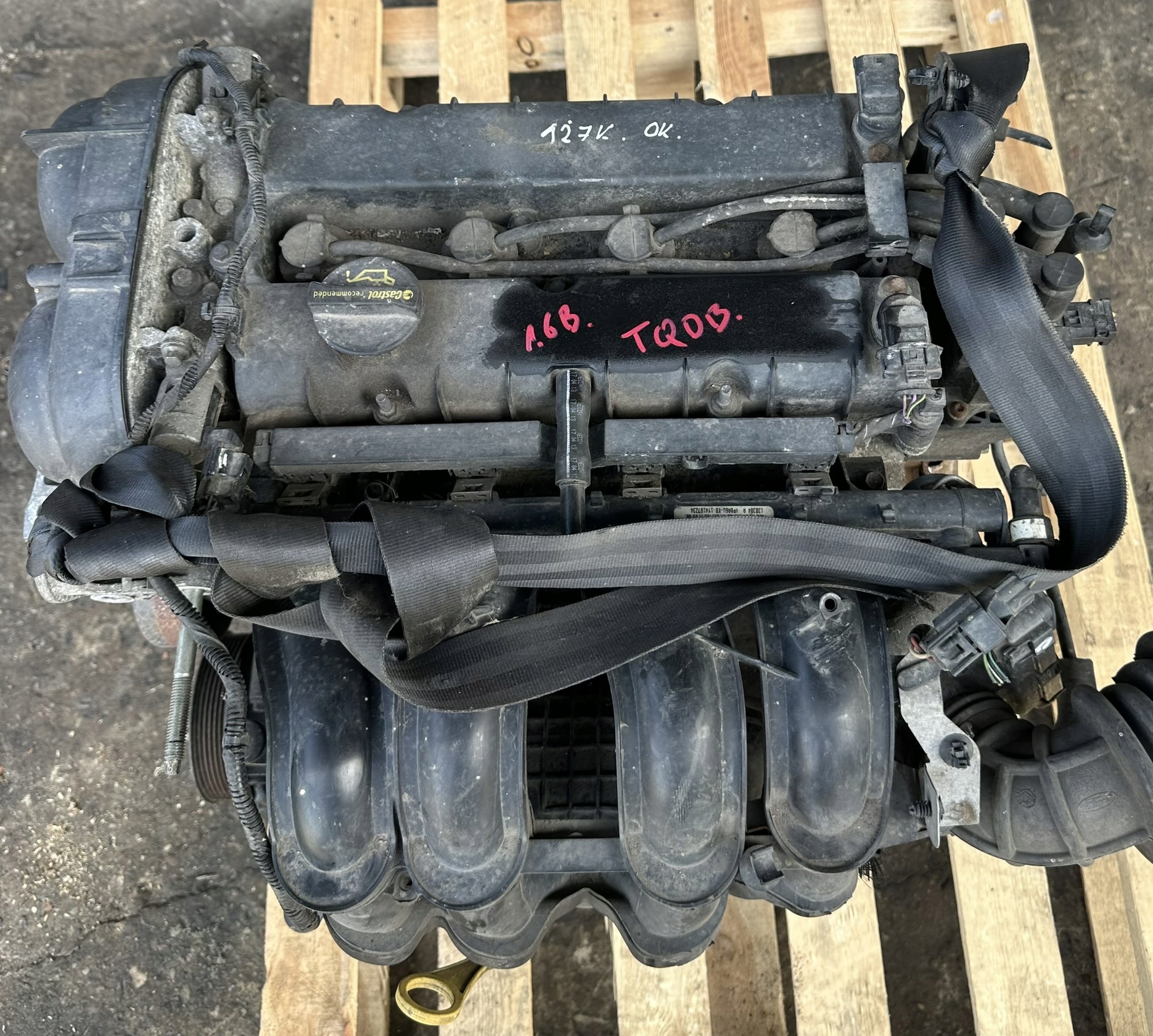 FORD C MAX II MK2 engine TQDB 1.6 16V 127 TYS KM
