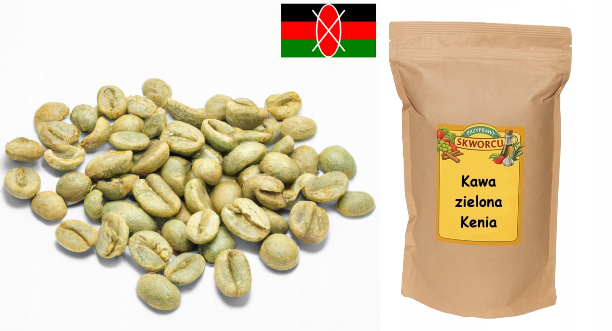 Levně Káva zelená nepražená Keňa 1 kg