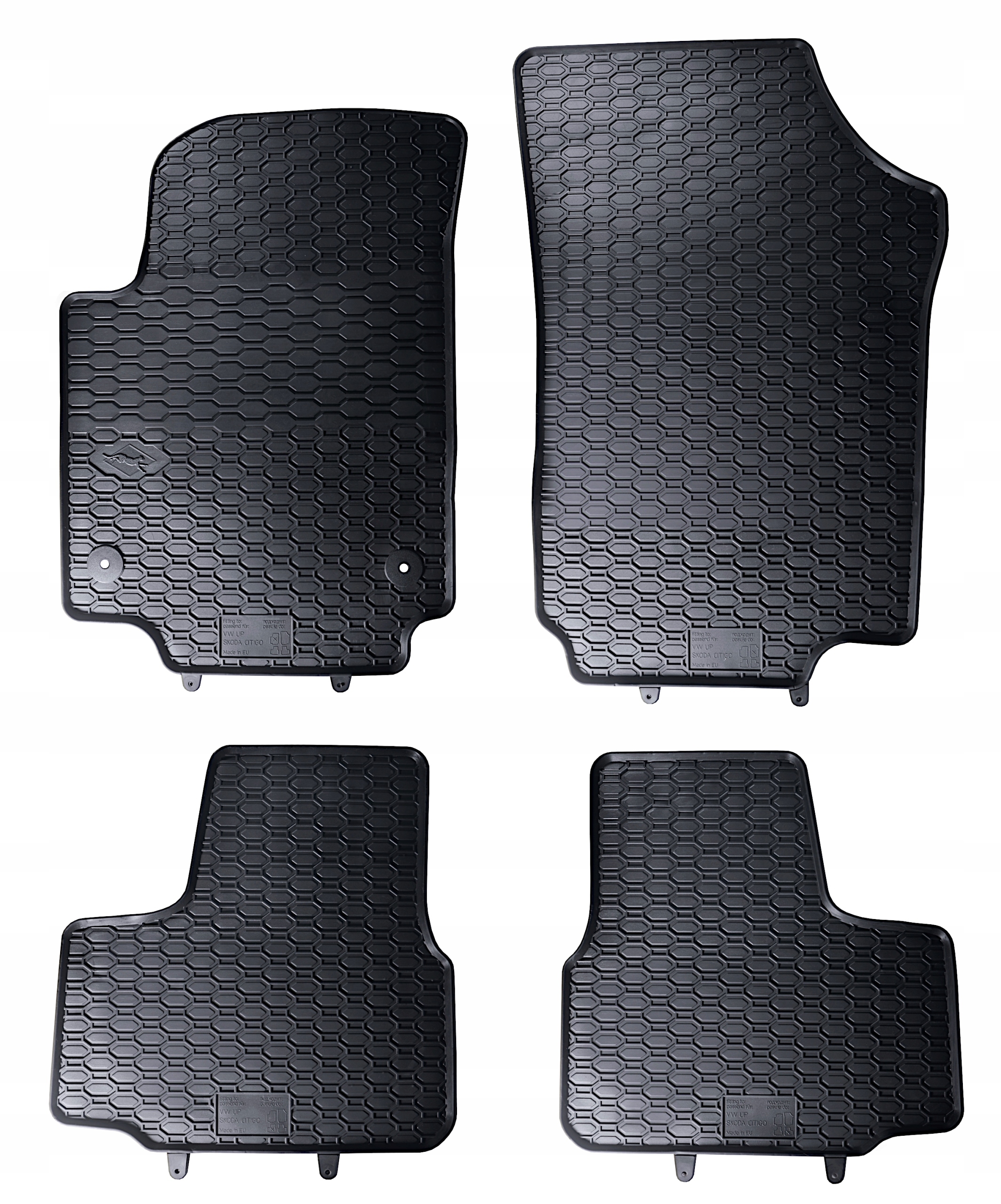 

Wycieraczki gumowe miarowe Stopery do Seat Mii 11-