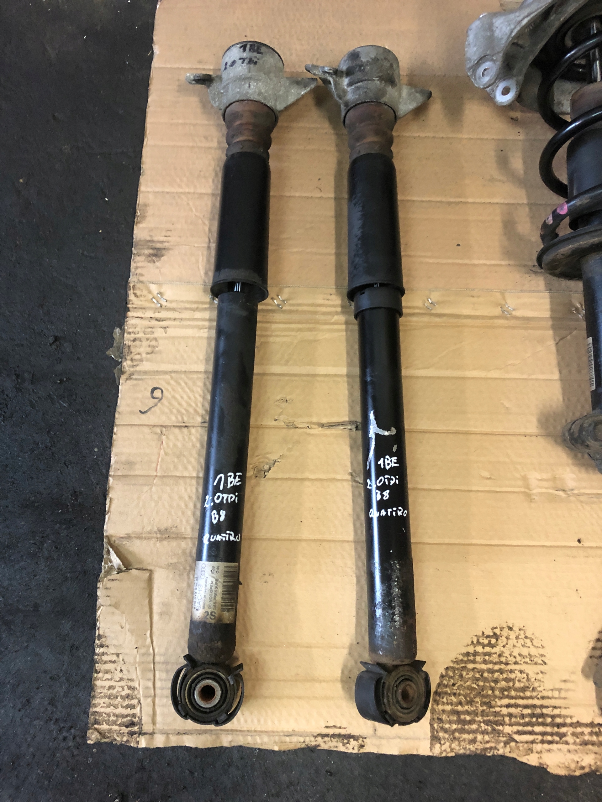 Амортизаторы 1BE A5 A4 B8 2.0 TDI седан / купе KPL