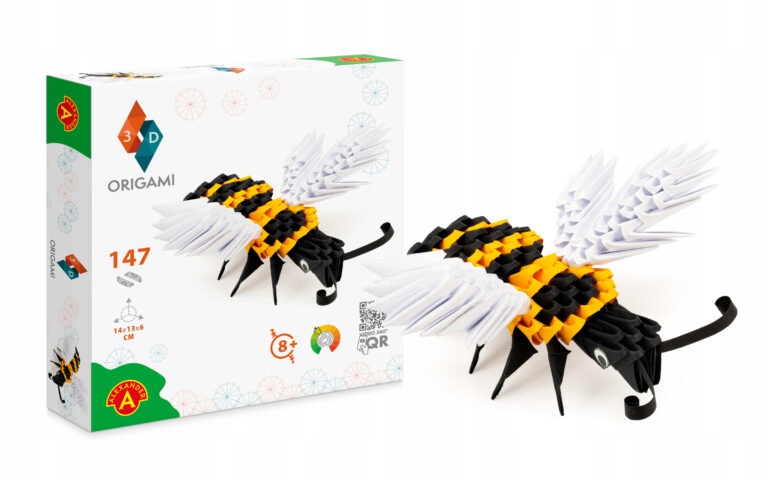 

Zestaw Origami 3D Pszczoła Handmade Alexander