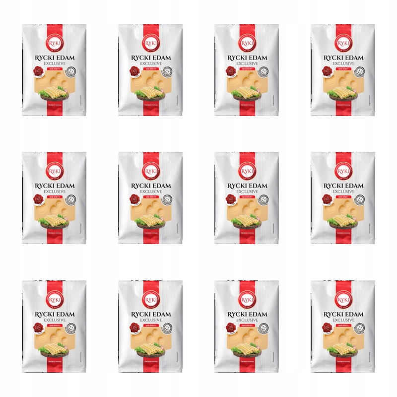 Ser Edam Ryki plastry 135 g X12