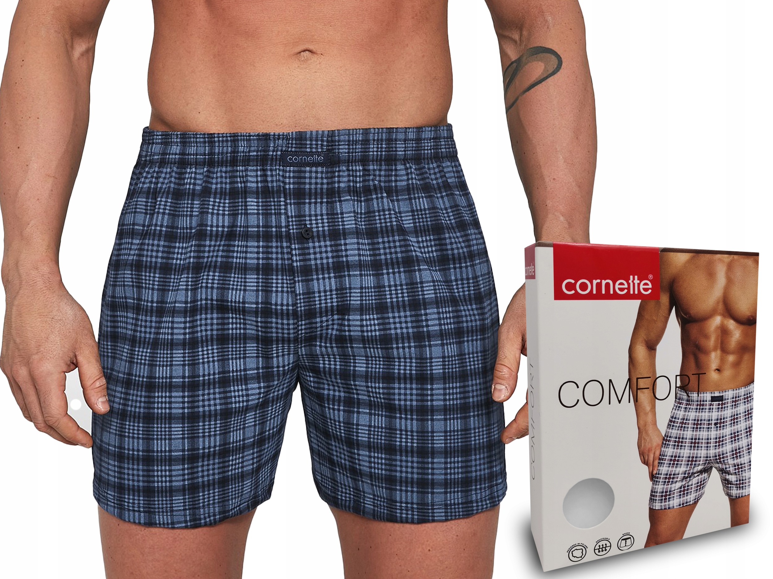 

bokserki Cornette Comfort cotton 002/209 krata 4XL