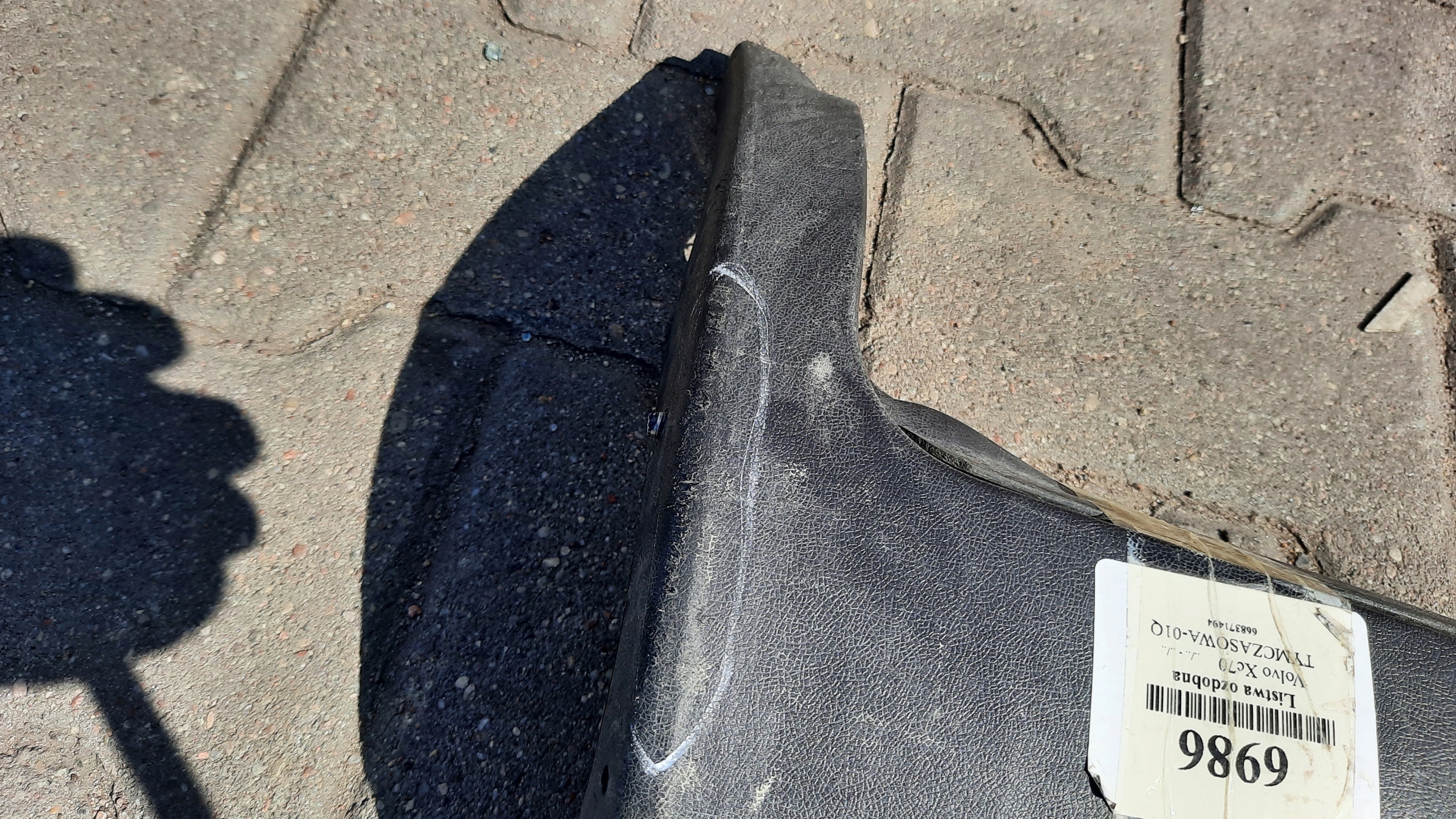 LISTWA PROGOWA PRAWA 30698371 VOLVO XC70 05-07R Typ samochodu Samochody osobowe