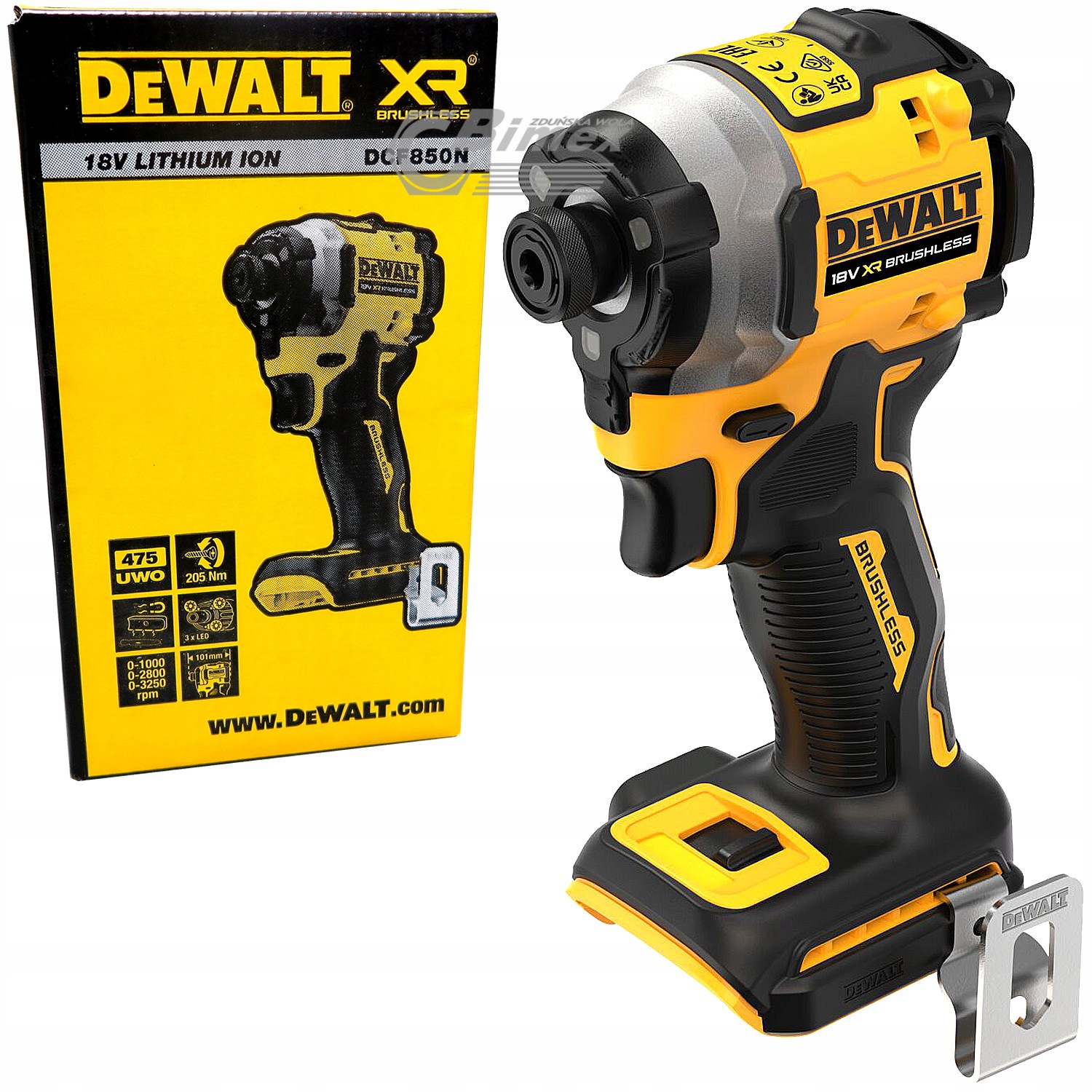 Zakrętarka udarowa DeWalt DCF850N -xj 1/4" Hex 205Nm