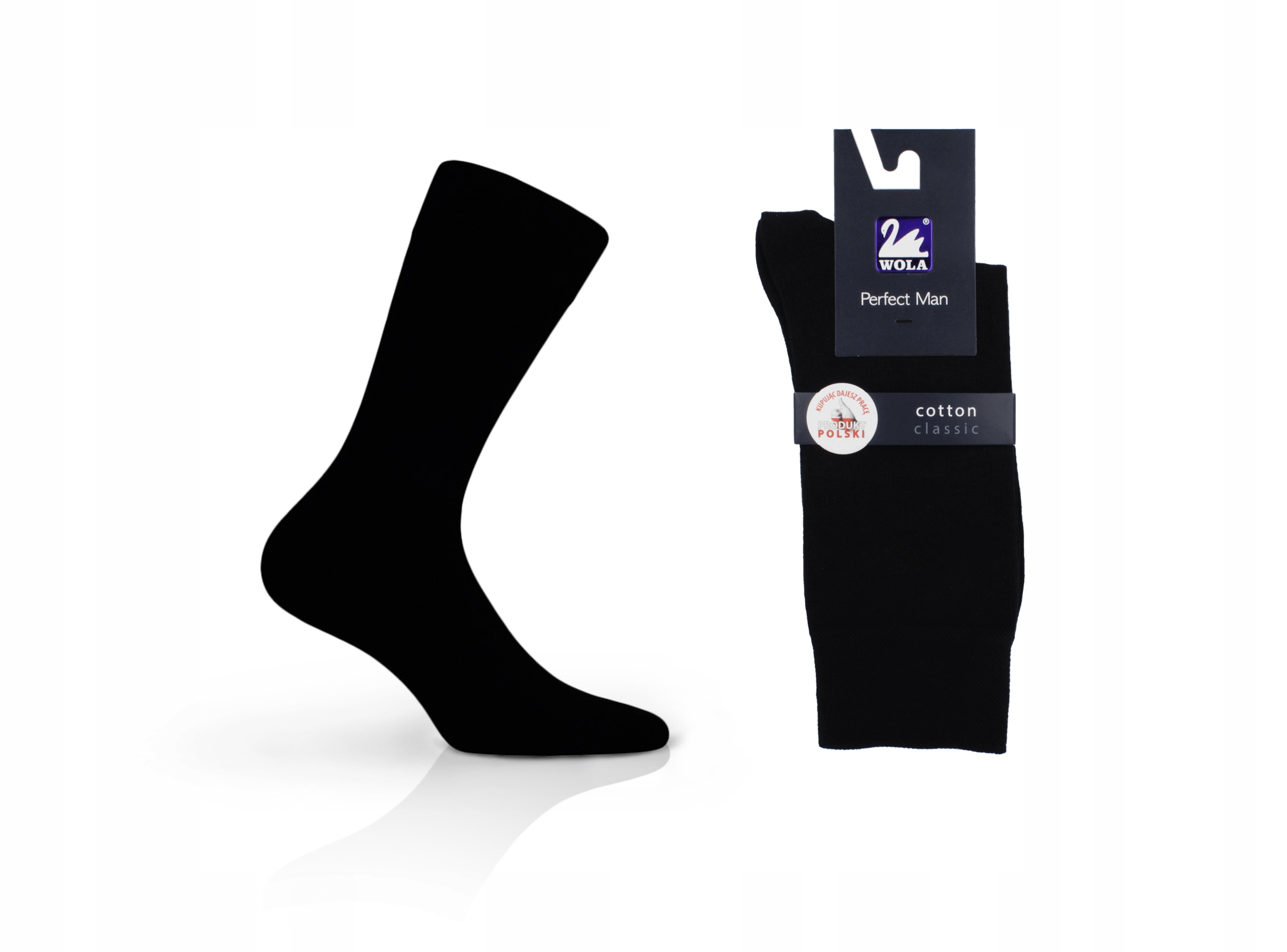 

Skarpety Wola Perfect Man bawełna black G95, 45/47