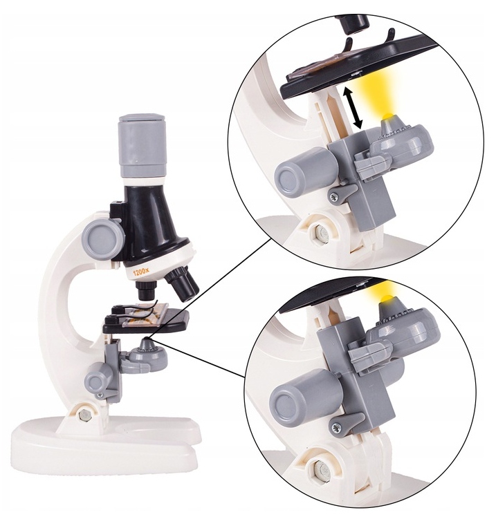 MIKROSKOP DLA DZIECI CYFROWY LUPA PRZYBLIŻENIE 1200X ZESTAW + AKCESORIA EAN (GTIN) 5905997892216