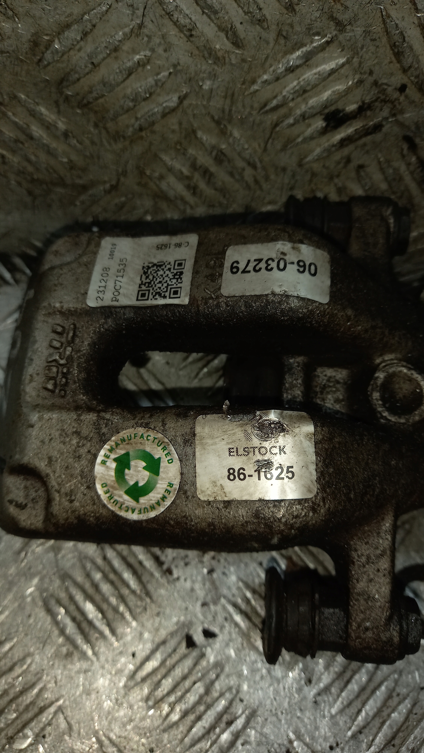 caliper brake left rear part rear PEUGEOT 407