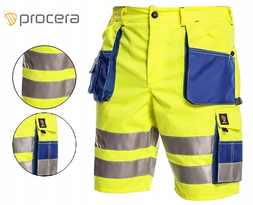 

Spodenki Robocze Odblaskowe Mocne Szwy Polskie 48