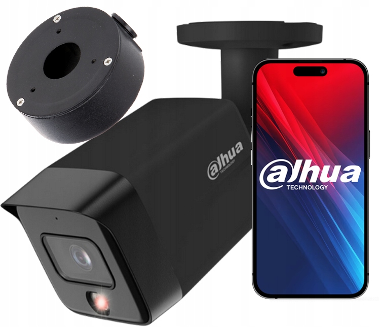 Ip kamera Dahua 6Mpx vonkajšia audio IPC-HFW1639TC-A-IL-S6 Black s plechovkou