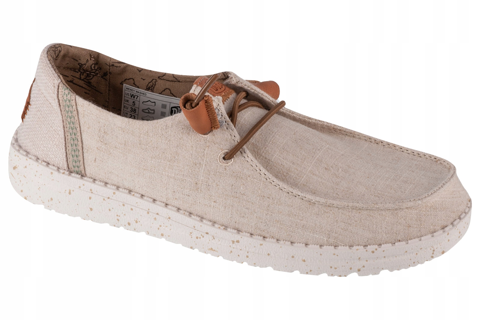 Hey Dude Wendy Washed [36] Boty Tenisky Pánské Látka Béžová