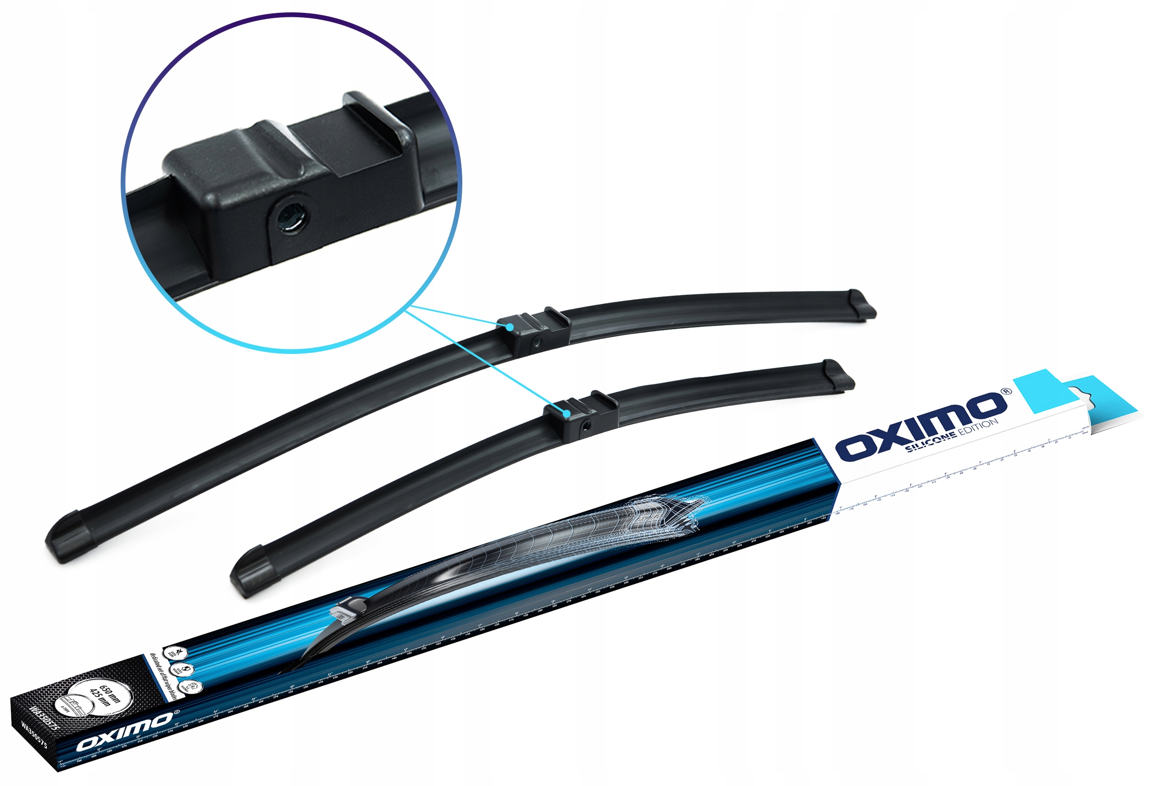 

Wycieraczki Ford Focus II MK2 Zestaw Przód Oximo