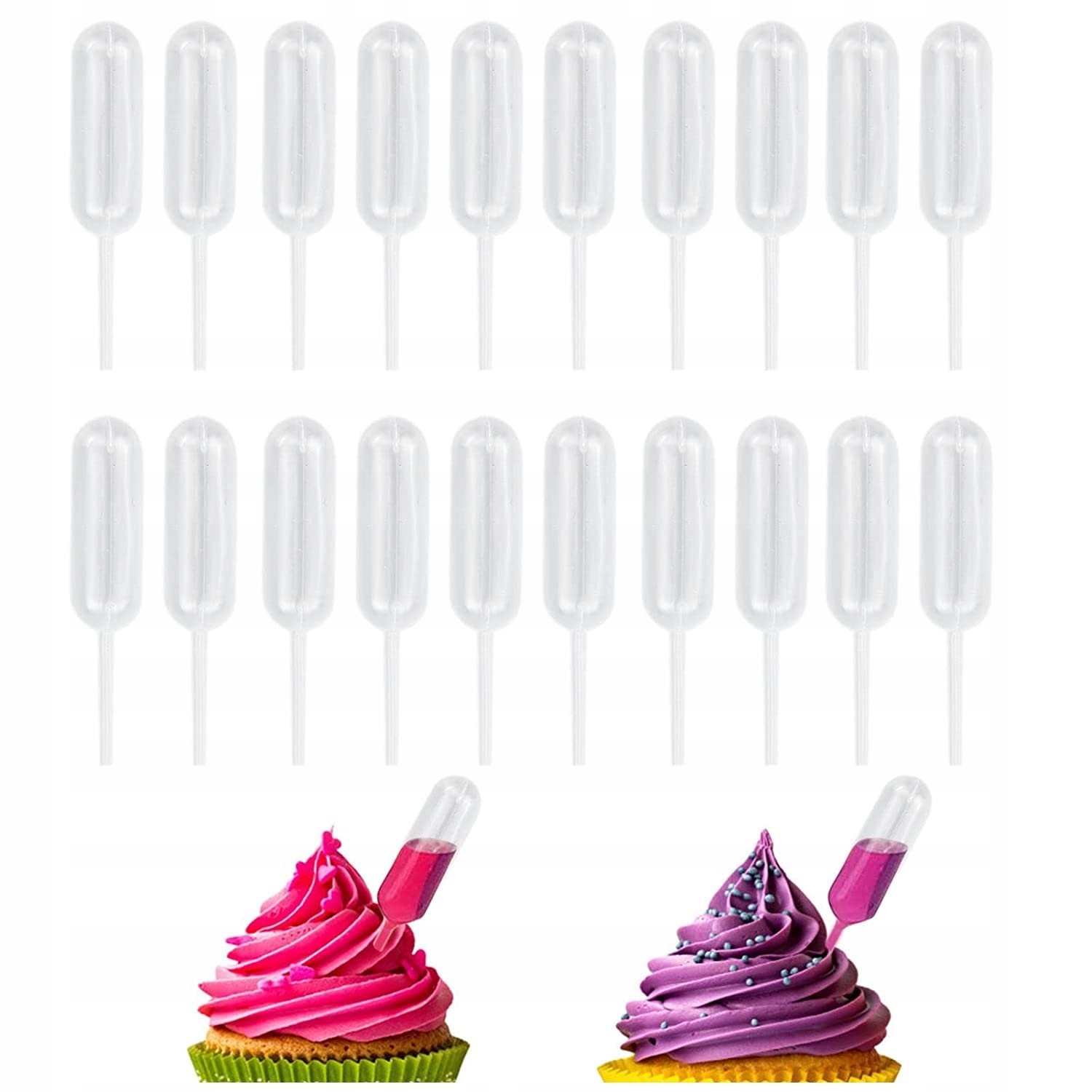 

Pipetki Deserowe Cukiernicze Zestaw 25 Sztuk 4ml