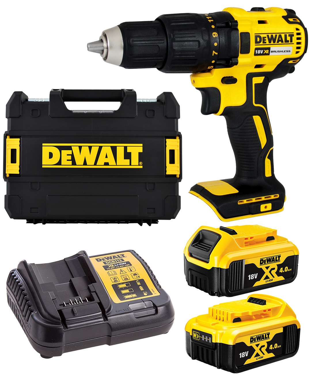 

Wkrętarka Bezszczotkowa 18V 2x4Ah DCD777M2T DeWalt