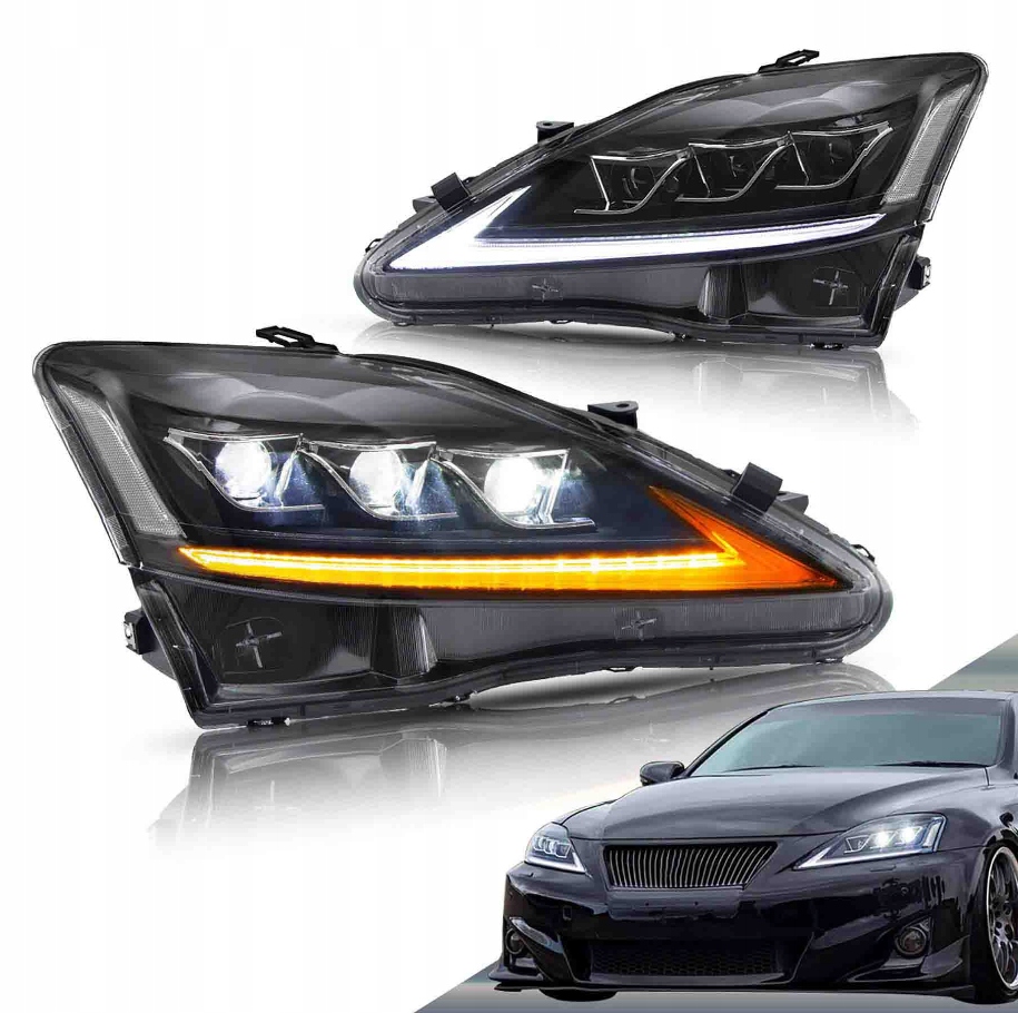 Фари Спереду Lexus Is250 350 Is200d20d Is250c50c Is300 LED 06-12 LED