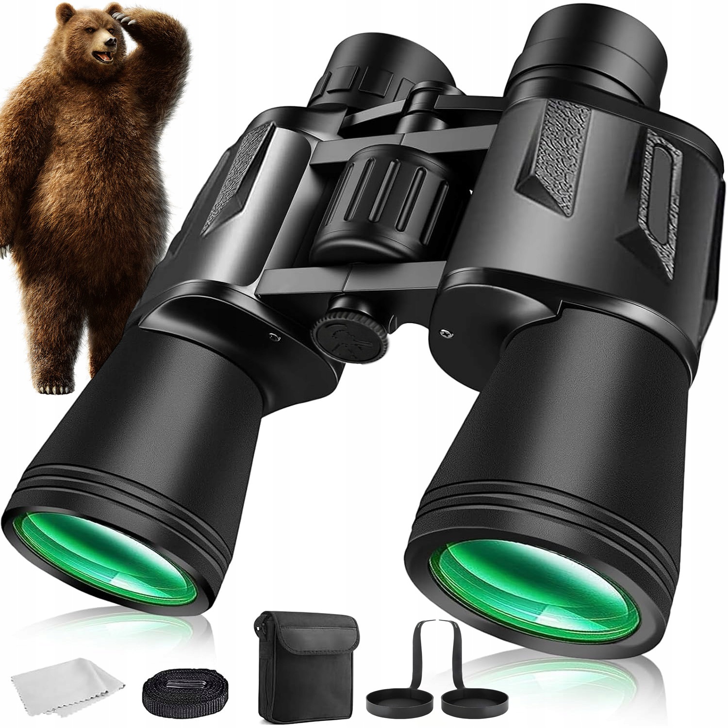 Vojenský Dalekohled 20X50 Turistická Lovecká Skleněná Optika Zoom 20X