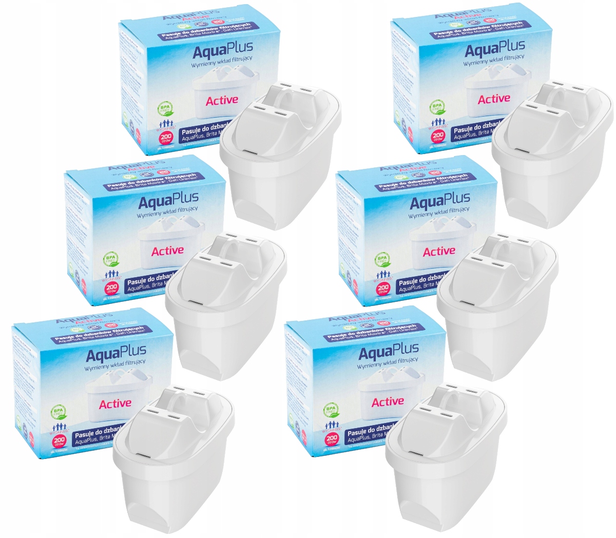 

Zestaw filtrów wkładów Aquaphor filtr Active 6 szt