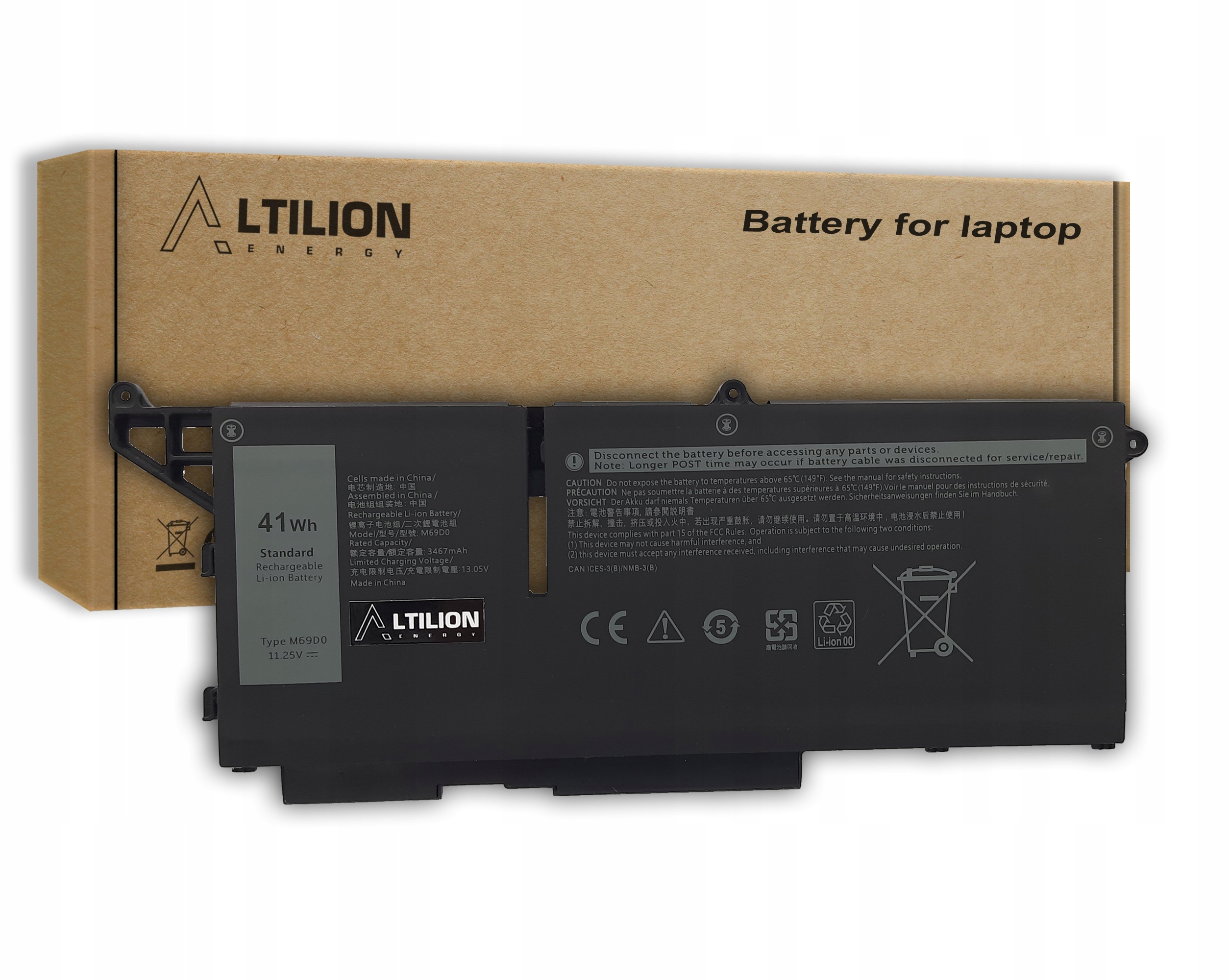 Baterie Altilion Energy M69D0 kompatibilní s Dell