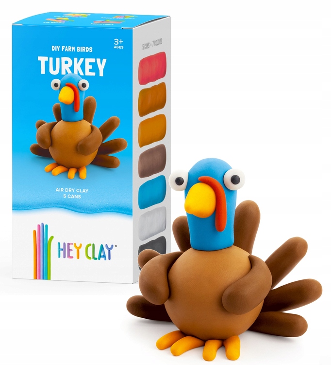 

Hey Clay Masa Plastyczna Indyk HCL50163PCS TMToys