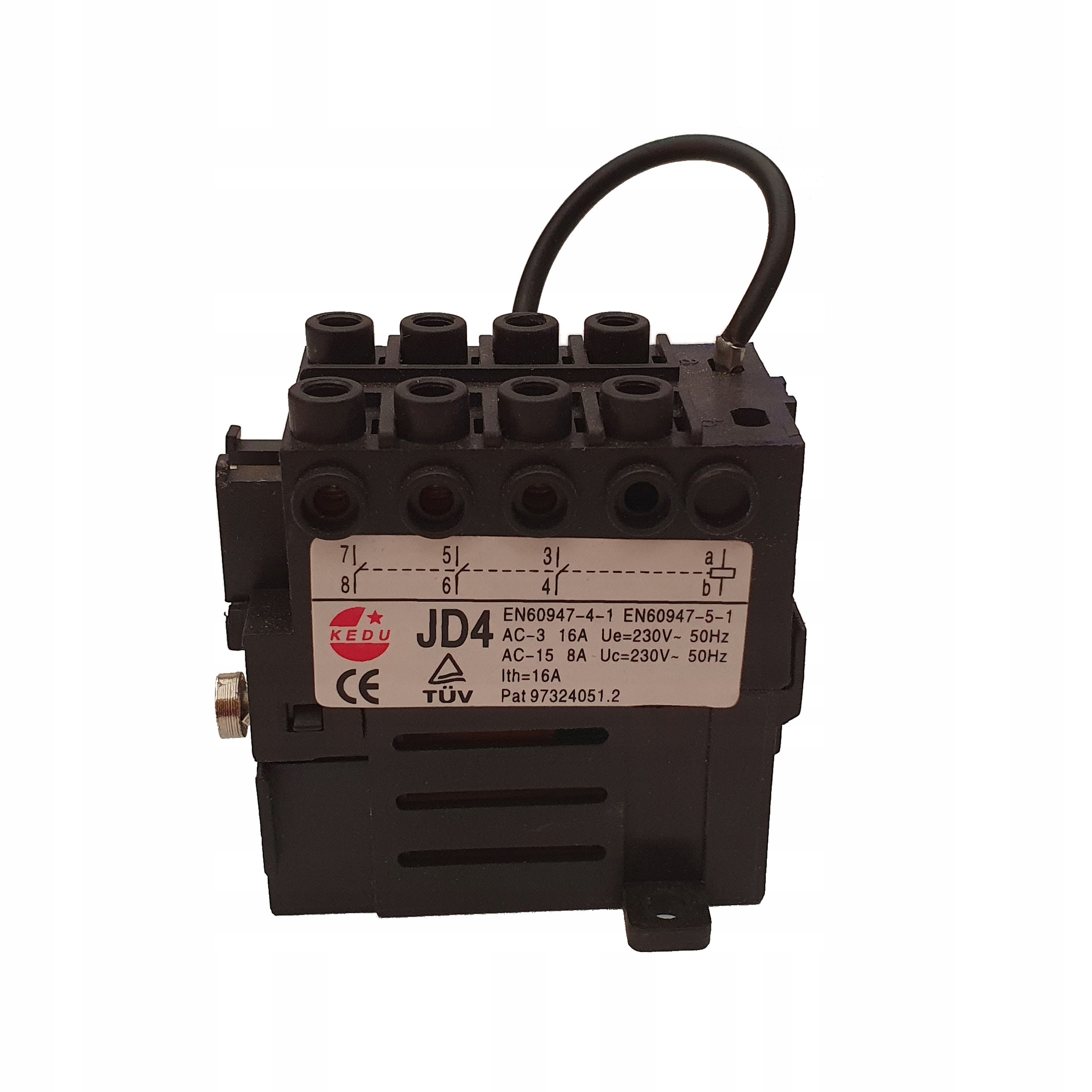 

Stycznik wyłącznik przekaźnik Kedu JD4 230V 1 faz