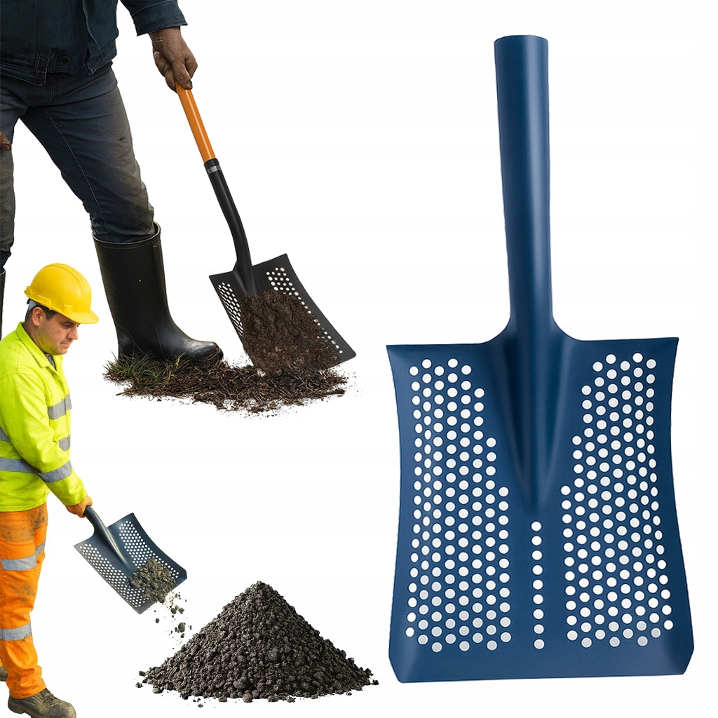 Lopata Síto pro vyhledávání Prosévací rýč Lopata hrábě síťka očka 9