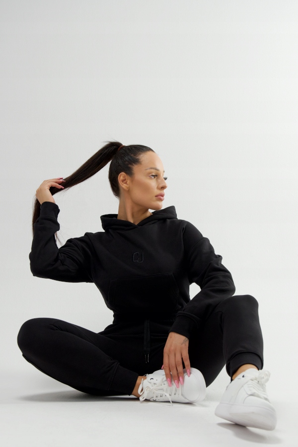 Tepláková souprava Cj Wear Haft černá bavlna velikost XL Pro Páry