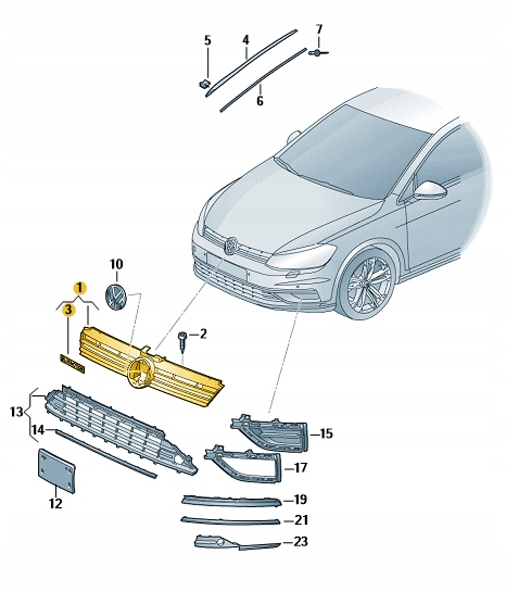 volkswagen oe 5G0853651CD