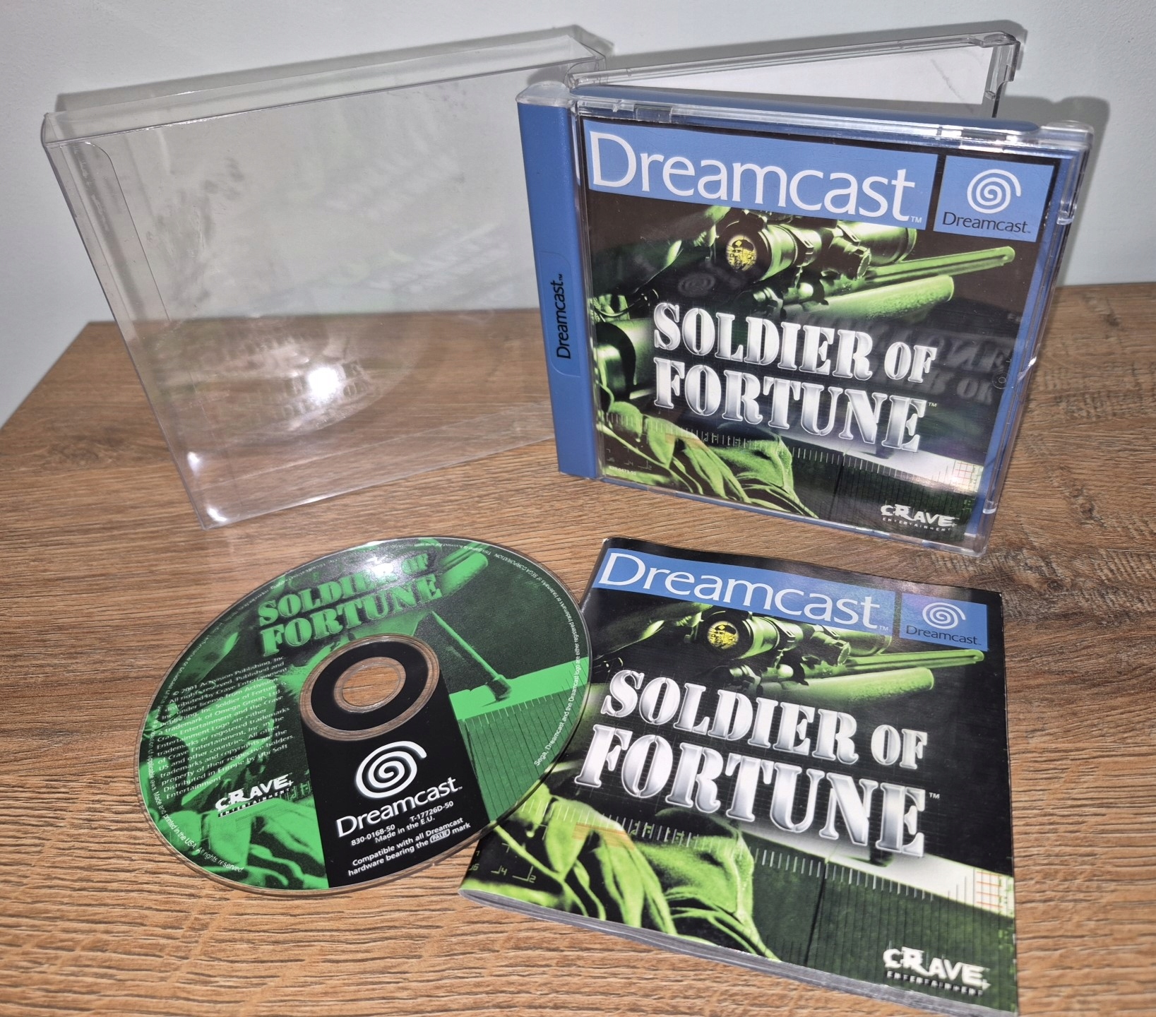 SOLDIER OF FORTUNE Sega Dreamcast pudełkowa