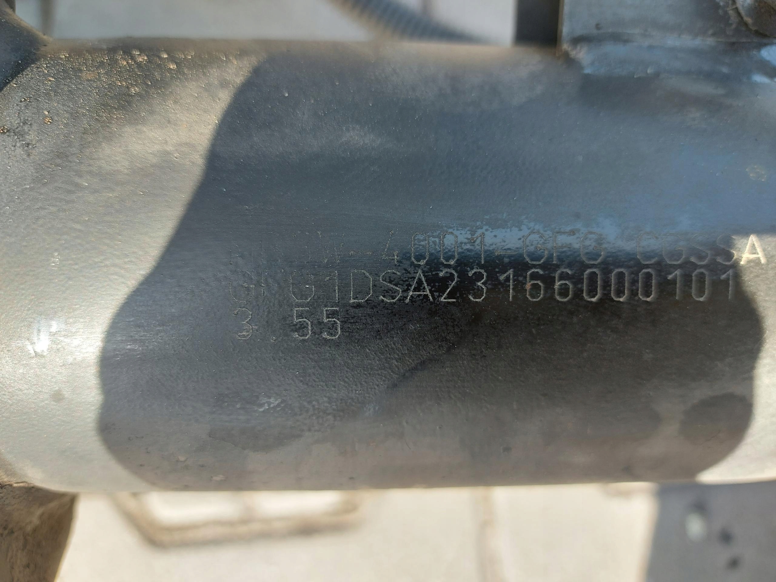 Ford Ranger VI 6 2024r achsträger achse heck