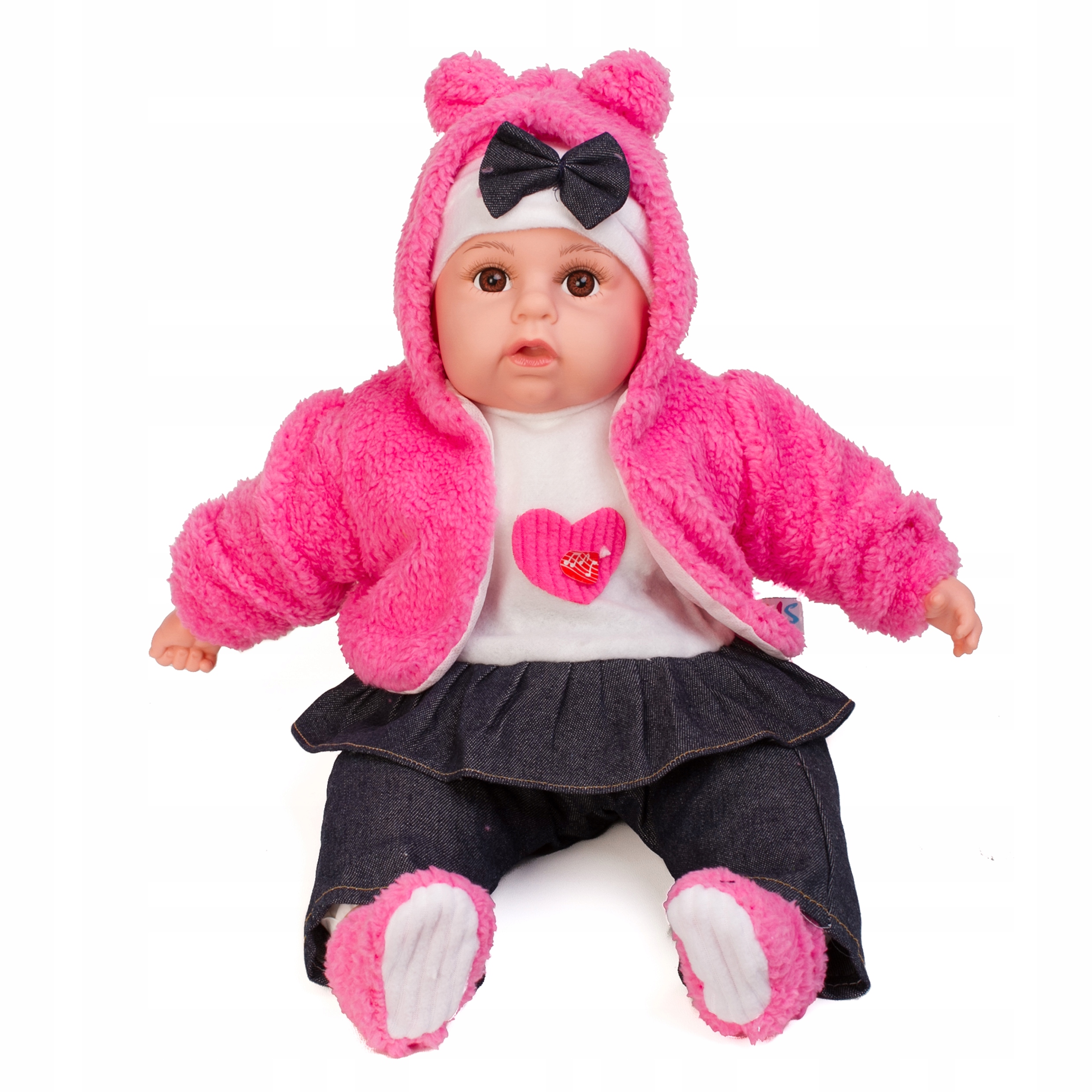 INTERAKTYWNA LALKA SŁODKI BOBAS DORIS 45cm + SMOCZEK w zestawie Kod producenta DOR/45