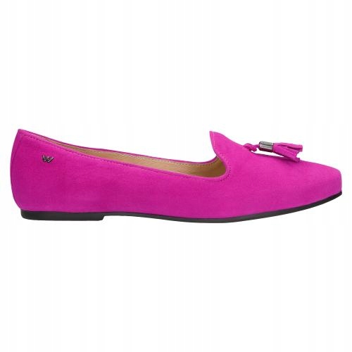 

Buty Wojas Lordsy damskie skóra różowe r. 38